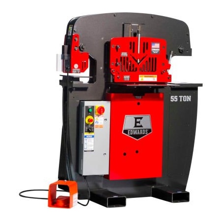 Edwards Mfg Co. 55 Ton Ironworker - 3 Phase, 208V - Edwards IW55-3P208